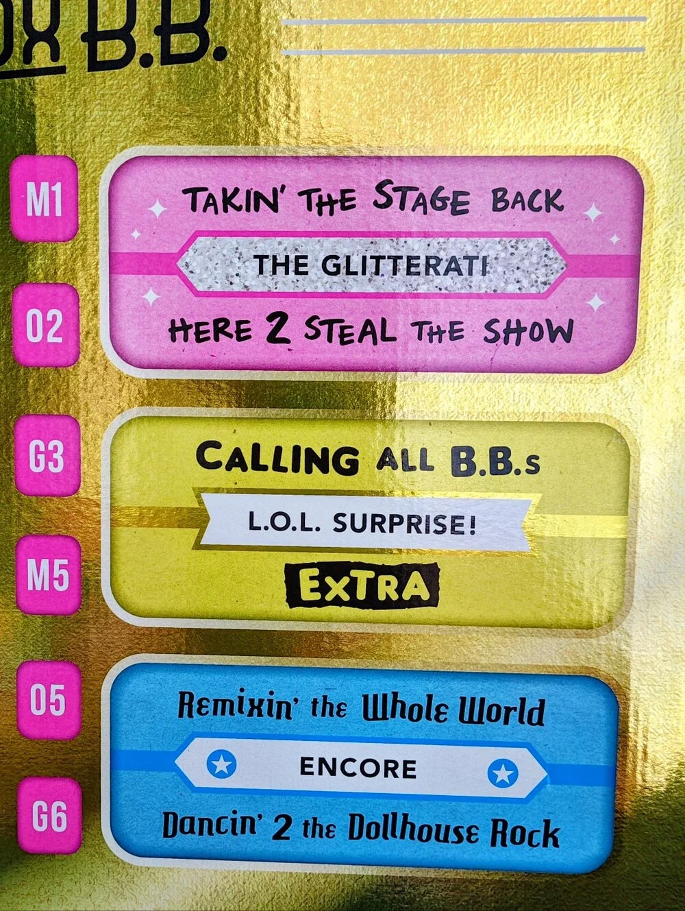 MGA ENTERTAINMENT LOL Surprise OMG BB 2020 Remix Collector Doll - NIB